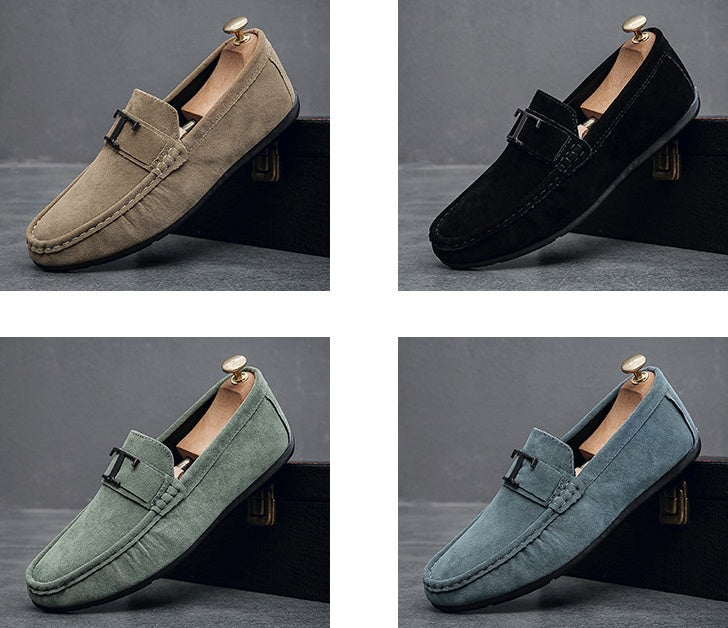 Mocassini uomo NOVAZZERA nei colori verde, nero, khaki e blu
