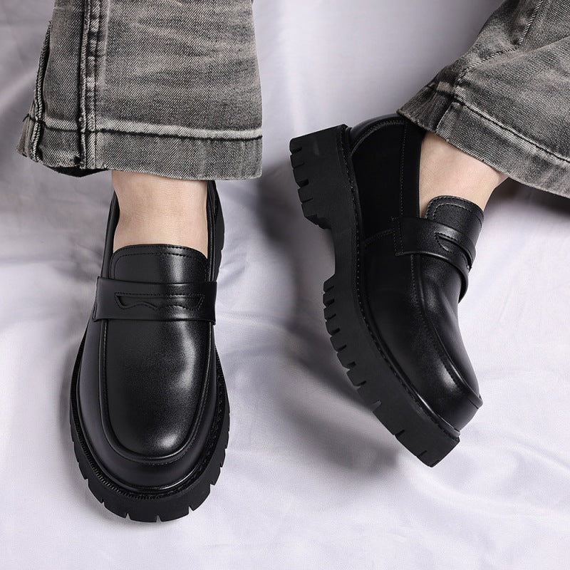 Mocassini penny uomo con suola platform – dettaglio 9