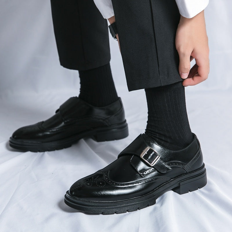 Scarpe monk strap uomo con fibbia – dettaglio 9