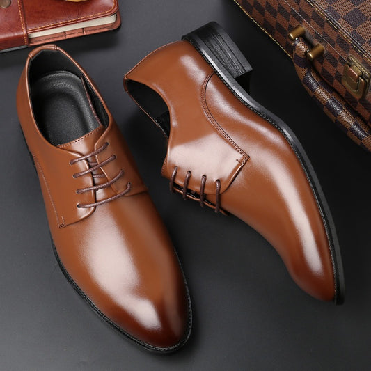 Scarpe derby uomo stringate – Marrone
