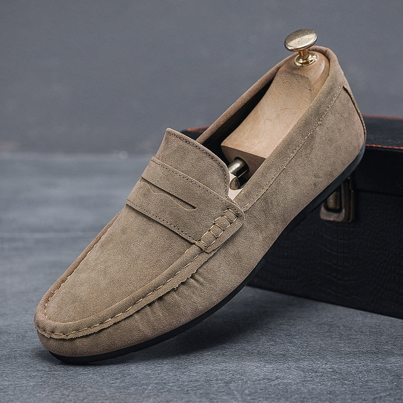 Mocassini driver uomo khaki – dettaglio