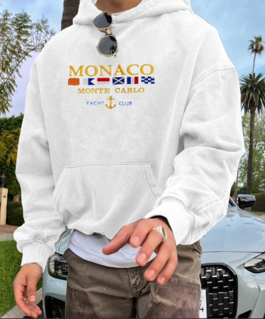Felpa Uomo con Cappuccio MONACO – Stile Casual Chic
