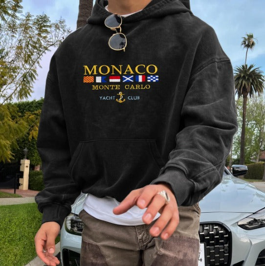 Felpa Uomo con Cappuccio MONACO – Stile Casual Chic