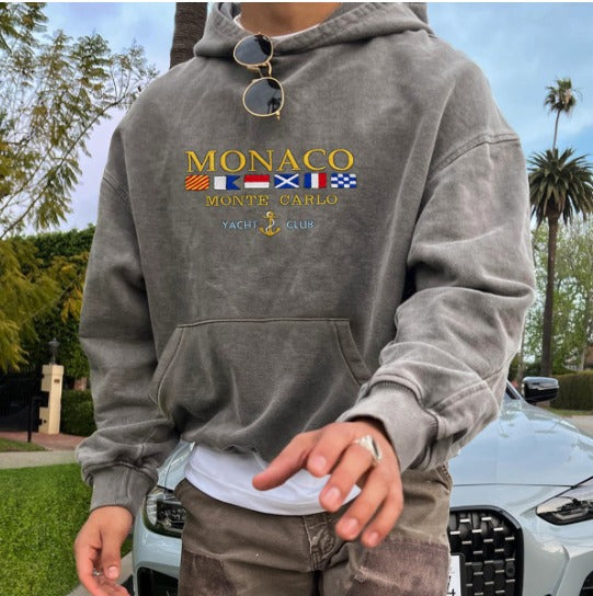Felpa Uomo con Cappuccio MONACO – Stile Casual Chic