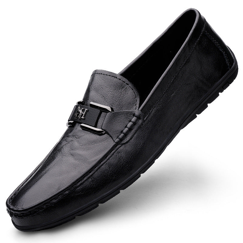 Mocassini Uomo in Vera Pelle – Dettaglio Metallico