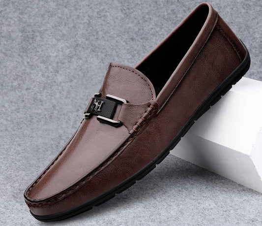 Mocassini Uomo in Vera Pelle – Dettaglio Metallico