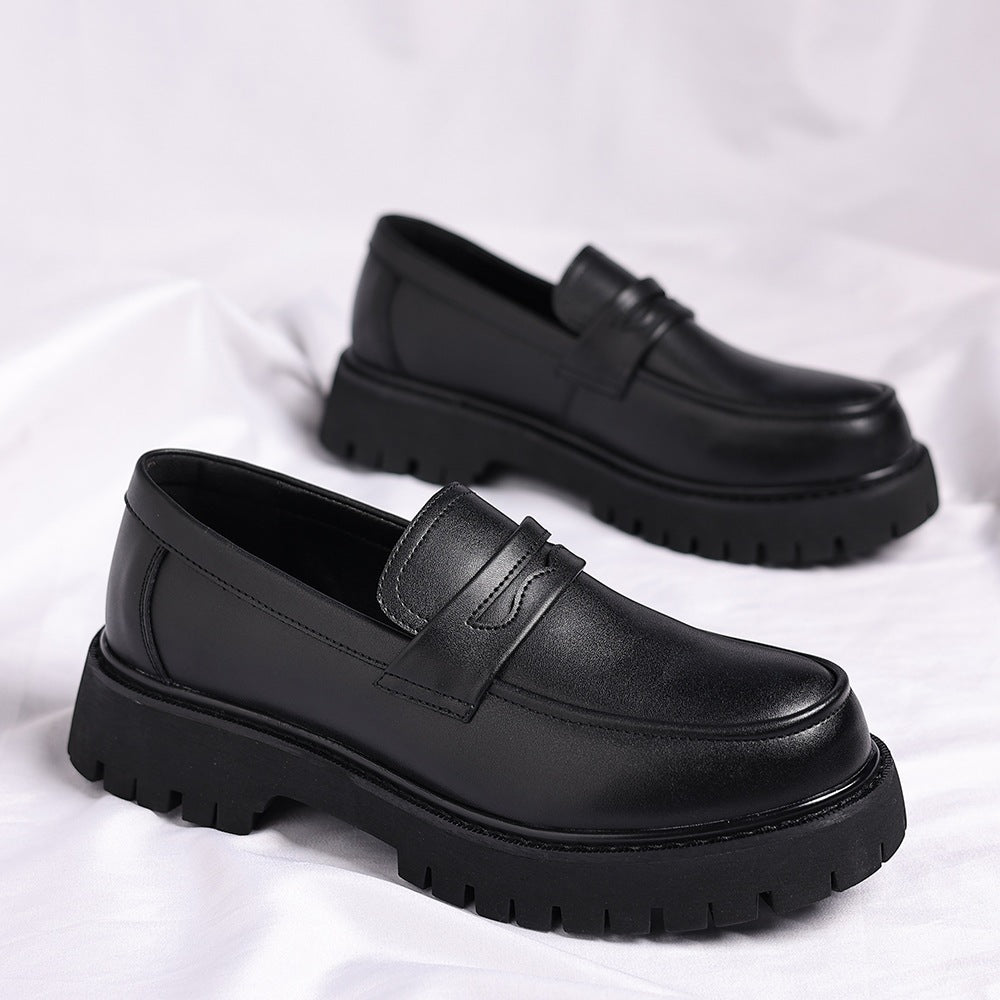 Mocassini penny uomo con suola platform – dettaglio 3