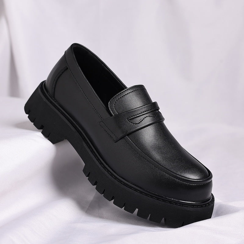 Mocassini penny uomo con suola platform – dettaglio 4