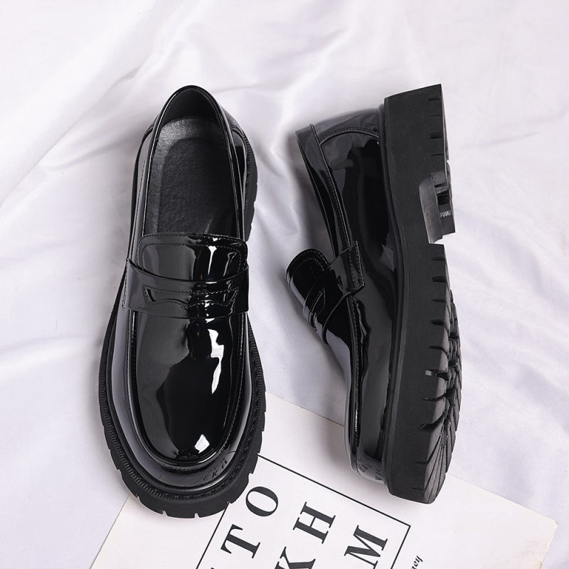 Mocassini penny uomo con suola platform – dettaglio 5