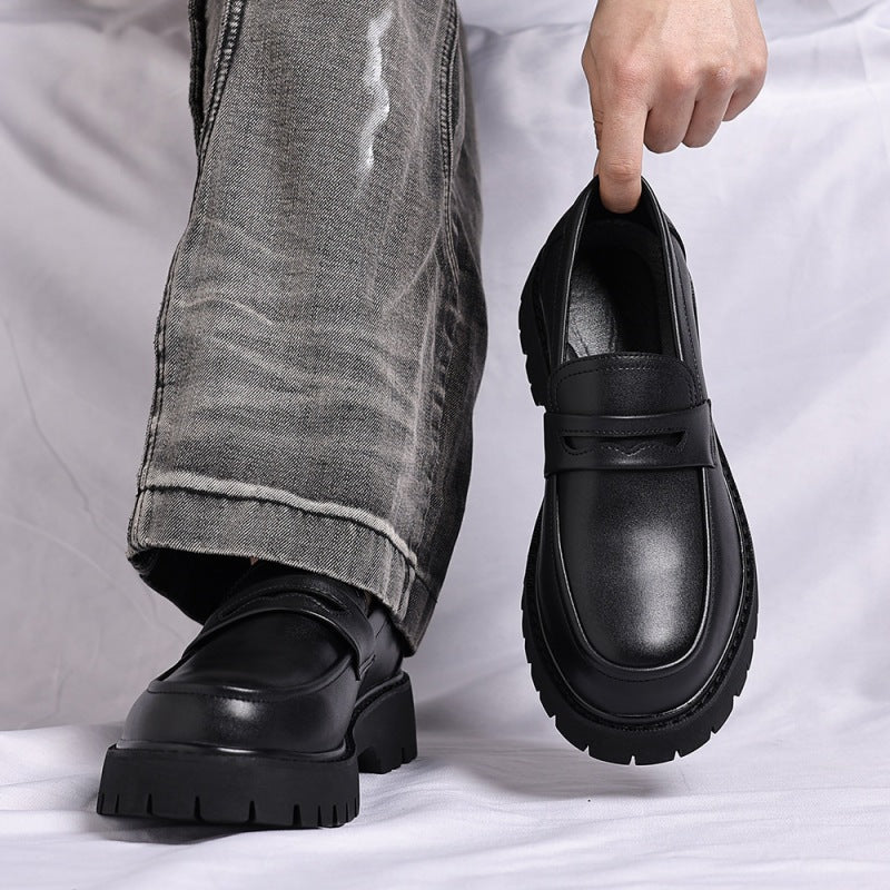 Mocassini penny uomo con suola platform – dettaglio 6