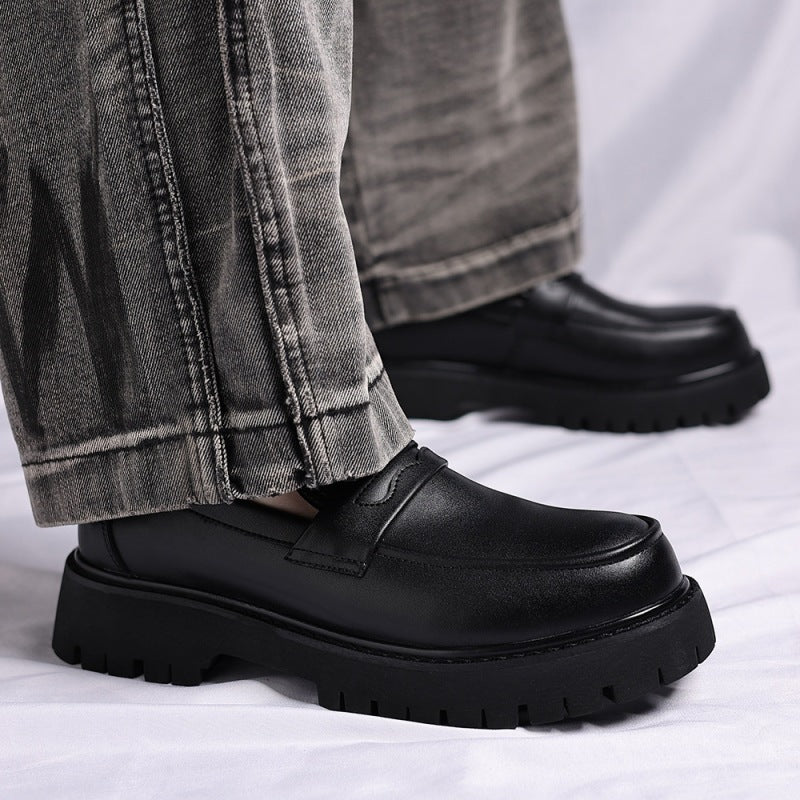 Mocassini penny uomo con suola platform – dettaglio 7