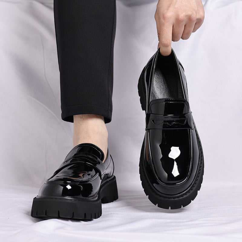 Mocassini penny uomo con suola platform – dettaglio 10