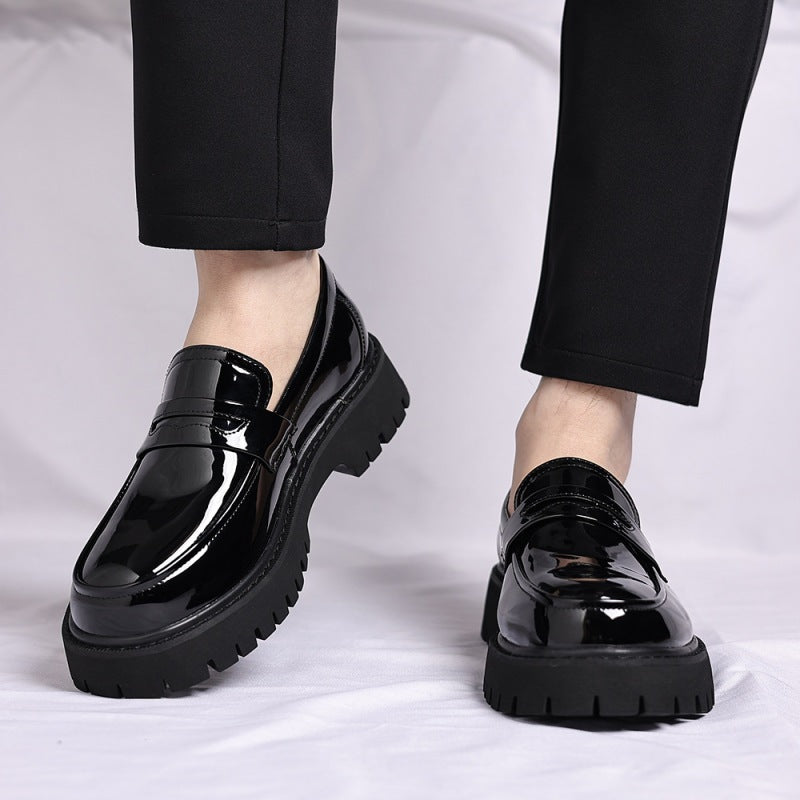 Mocassini penny uomo con suola platform – dettaglio 11