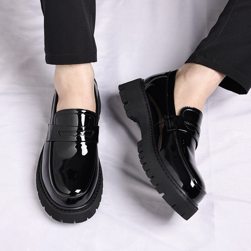 Mocassini penny uomo con suola platform – dettaglio 12