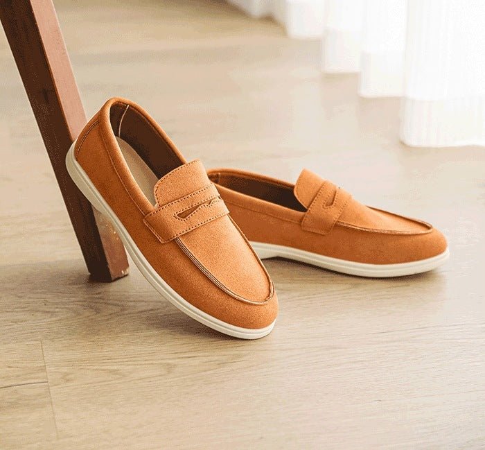 Mocassini slip-on uomo – Cognac