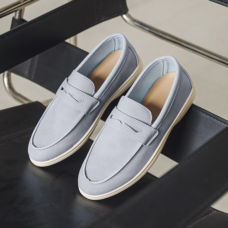 Mocassini slip-on uomo – Azzurro