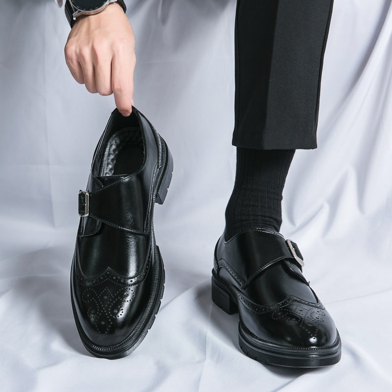 Scarpe monk strap uomo con fibbia – dettaglio 5