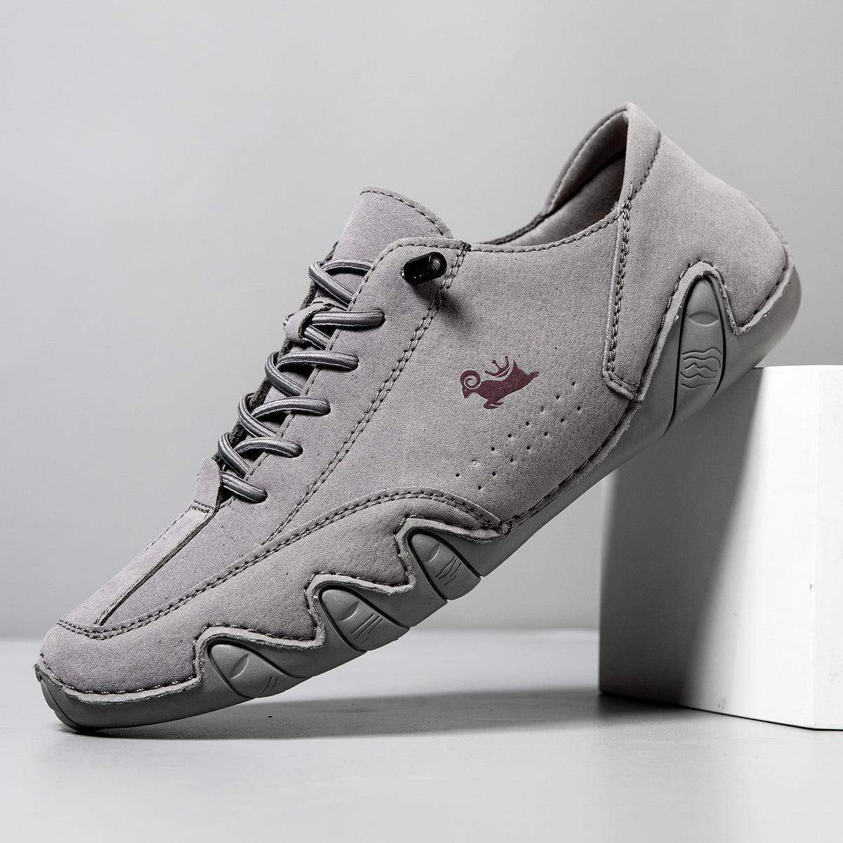 Scarpe casual uomo stringate effetto scamosciato NOVAZZERA – foto 56