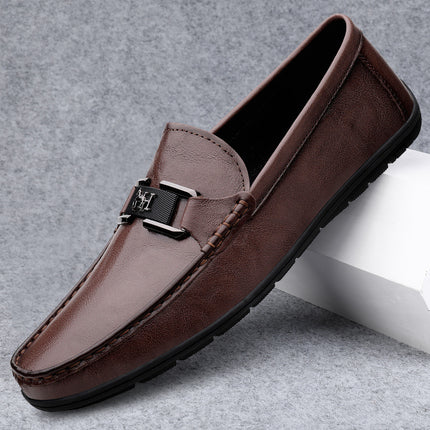 Mocassini Uomo in Vera Pelle – Dettaglio Metallico
