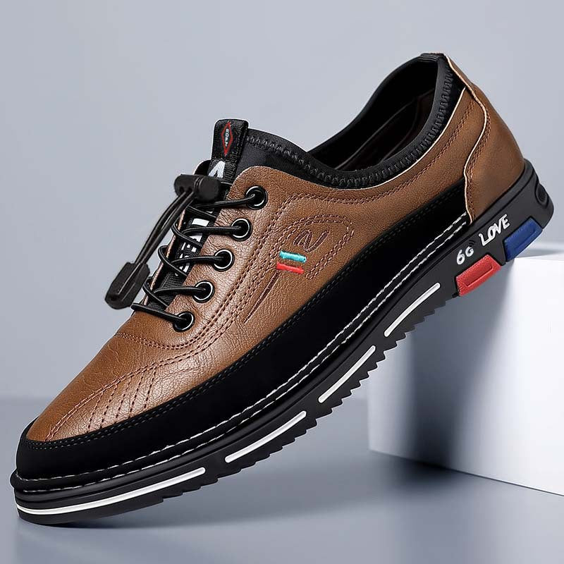 Scarpe casual sportive uomo marrone scuro