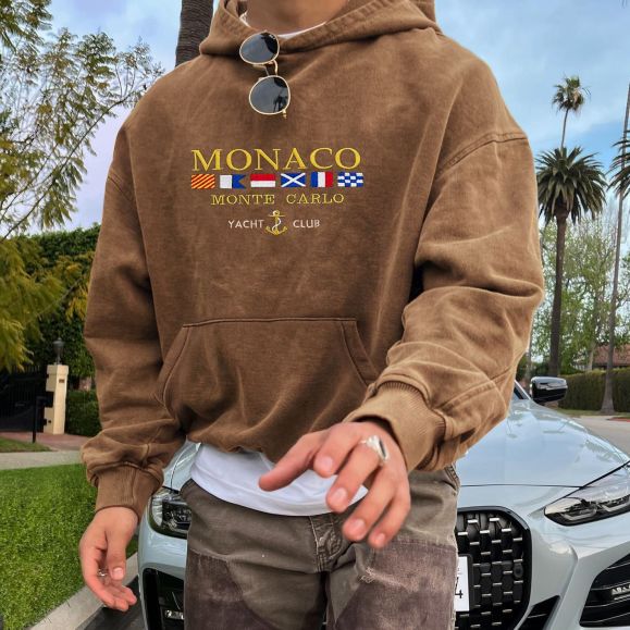 Felpa Uomo con Cappuccio MONACO – Stile Casual Chic